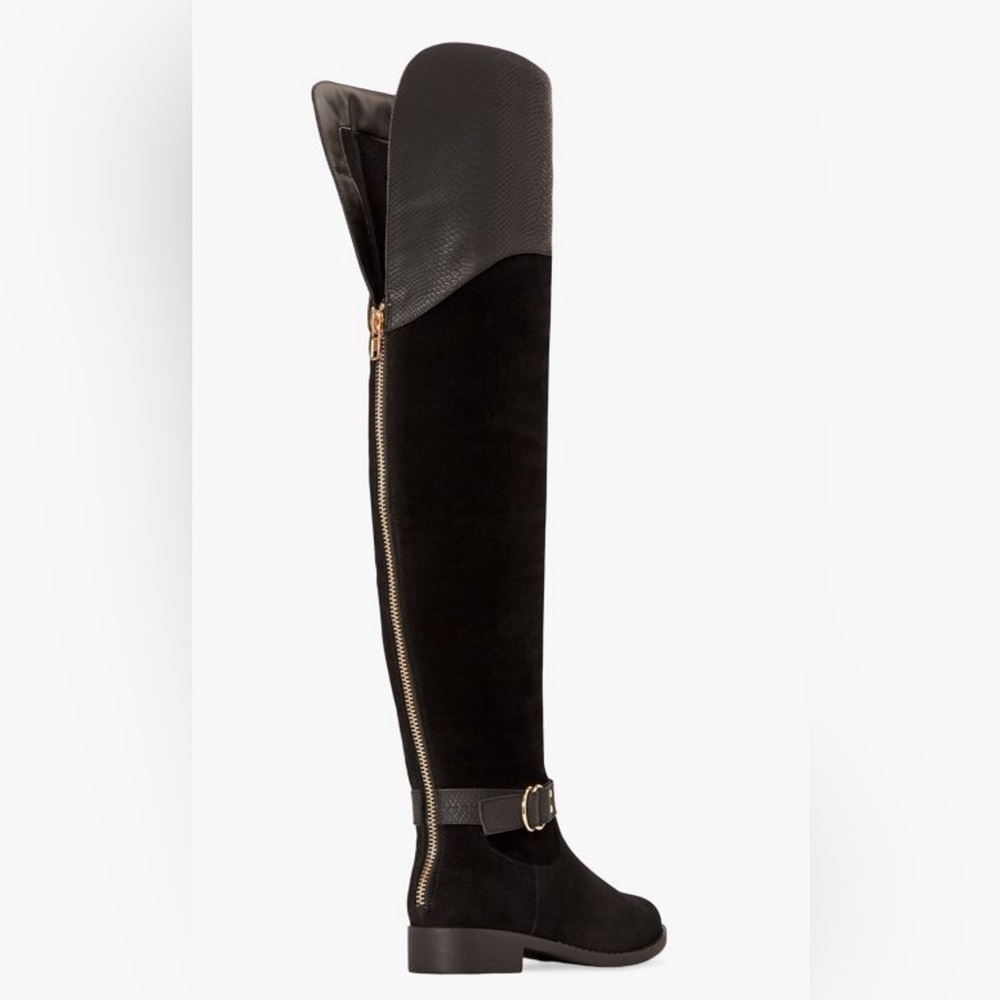 NWT Black Over the Knee Boots